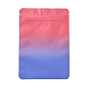 Two Tone Rectangle Plastic Zip Lock Gift Bags OPP-B006-01A-03-1