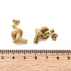 304 Stainless Steel Knot Stud Earrings EJEW-K268-45G-5