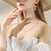 10Pcs 2 Colors Glass Pendants GLAA-YW0005-46-5
