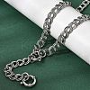 7MM 201 Stainless Steel Double Link Chains Necklaces for Unisex NJEW-K302-21P-1