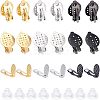 304 Stainless Steel Clip-on Earring Findings STAS-UN0002-07-1