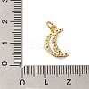 Rack Plating Brass Micro Pave Cubic Zirconia Pendants ZIRC-F142-13A-G-3