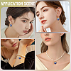 12Pcs Brass Micro Pave Cubic Zirconia Pendants KK-BBC0023-03-5