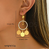Elegant Middle Eastern Style Zinc Alloy Chandelier Earrings RG4229-1-3
