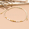 Adjustable Glass Seed Bead Braided Bracelets NY2606-3