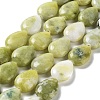 Natural Xinyi Jade/Chinese Southern Jade Beads Strands G-L242-34-1