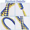 Two Tone Graduation Ribbon Leis FIND-WH0423-78C-6