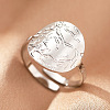 304 Stainless Steel Cuff Rings FS-WGFBCF4-06-1