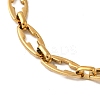 304 Stainless Steel Hollow Cross-Linked Chain Bracelets for Women BJEW-JB12295-01-3