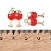 Alloy Enamel Pendants FIND-B061-03G-04-3