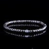 Dyed Natural Imperial Jasper & Synthetic Non-magnetic Hematite Beads Stretch Bracelets for Men EG0676-8-1