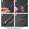 Ion Plating(IP) 304 Stainless Steel Cable Chains CHS-H017-01G-20M-6