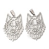 Non-Tarnish 201 Stainless Steel Pendants X-STAS-Q245-01P-1