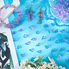 150Pcs 3 Colors Transparent Two Tone Spray Painted Glass Beads GLAA-LT0001-04B-3