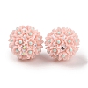 Handmade Polymer Clay Rhinestone Beads CLAY-H003-03C-2