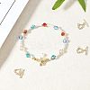 Brass Micro Pave Clear Cubic Zirconia Toggle Clasps KK-NB0002-37G-NF-5