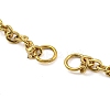 304 Stainless Steel Cable Chains Bracelet Making AJEW-P119-01G-2