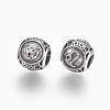 316 Surgical Stainless Steel European Beads STAS-P212-18P-05-2