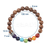 Yoga Chakra Jewelry BJEW-JB04704-04-3