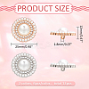 12Pcs 2 Colors Zinc Alloy Rhinestone Shank Buttons FIND-FG0002-92-2
