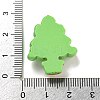 Christmas Opaque Resin Decoden Cabochons RESI-U006-04G-3