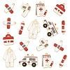 18Pcs 7 Styles Medical Theme Alloy Enamel Pendants FIND-FS0004-36-3