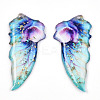 Epoxy Resin Pendants RESI-T057-28C-1