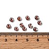 Transparent Stripe Glass Seed Beads GLAA-NH0001-06B-3