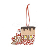 Christmas Car Handmade Polymer Clay Pendant Decorations LS-HJEW-P017-03C-1