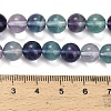 Natural Fluorite Beads Strands G-L634-B04-8mm-5