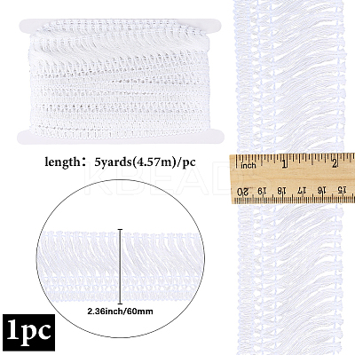 Cotton Lace Fringes Tassel Trimmings OCOR-GF0005-07B-02-1