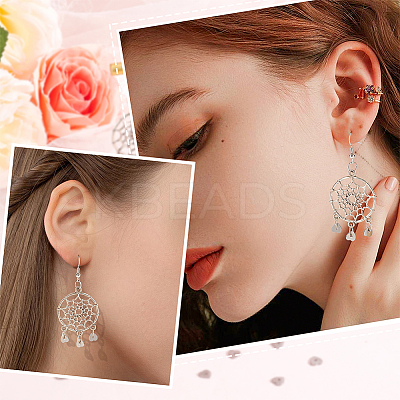 120Pcs 304 Stainless Steel Beads STAS-DC0011-40-1