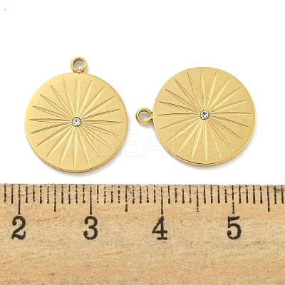 PVD Vacuum Plating 304 Stainless Steel Pendants STAS-L278-022G-1