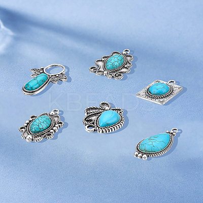 DIY Pendant Making Findings Kits DIY-SZ0008-15-1