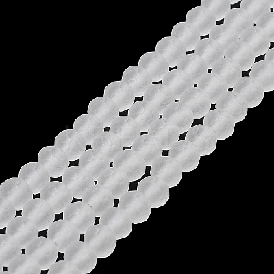 Transparent Glass Beads Strands EGLA-A044-T4mm-MD19-1