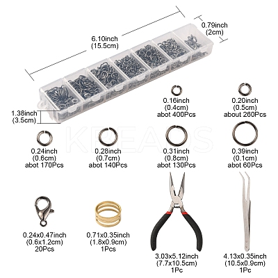 DIY Jewelry Making Finding Kit DIY-YW0006-12B-1
