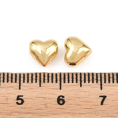 Valentine's Day Brass Beads KK-H292-51C-G-1