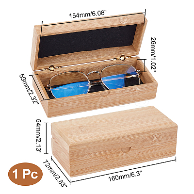 Bamboo Glasses Cases AJEW-WH0248-239-1
