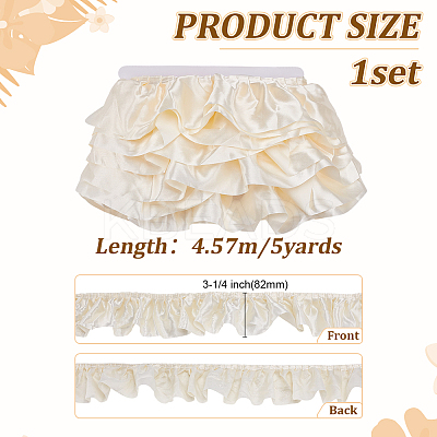 5 Yards Satin Ribbons SRIB-FG0001-32A-1