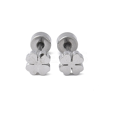 304 Stainless Steel Stud Earrings for Women EJEW-E603-05B-P-1