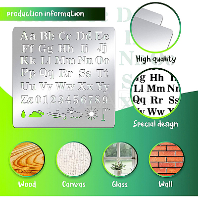 Stainless Steel Cutting Dies Stencils DIY-WH0279-144-1