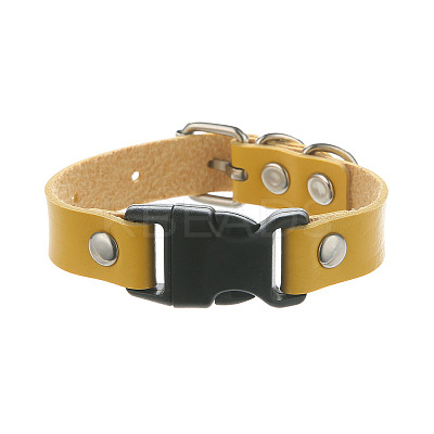 Imitation Leather & Alloy & Plastic Bracelets for Men Women FS-WG10CE2-14-1