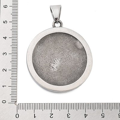 304 Stainless Steel Pendants STAS-S143-09-1
