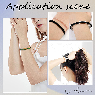 2Pcs 2 Colors 304 Stainless Steel Grooved Open Cuff Bangles Set for Women BJEW-SC0001-17-1