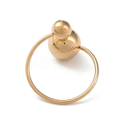 Stainless Steel Round Cuff Rings LS-RJEW-L116-01G-1