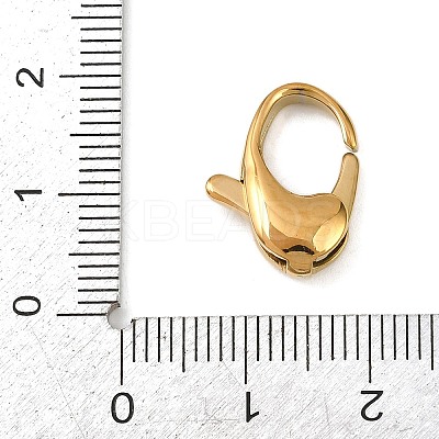 316 Stainless Steel Lobster Claw Clasps LS-STAS-C154-02A-G-1