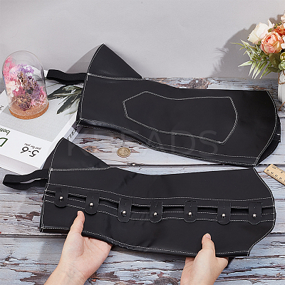 Imitation Leather Pirate Boot Covers AJEW-WH20020-020B-02-1