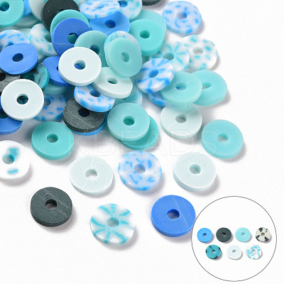Handmade Polymer Clay Beads CLAY-T019-02A-1