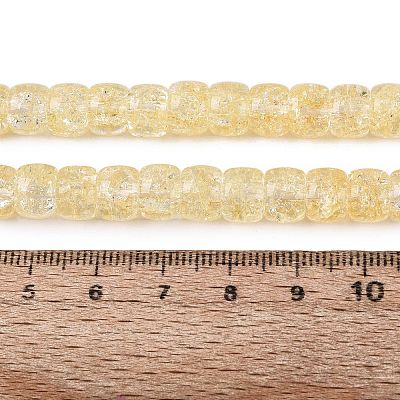 Crackle Transparent Glass Beads Strands GLAA-N069-03A-09-1