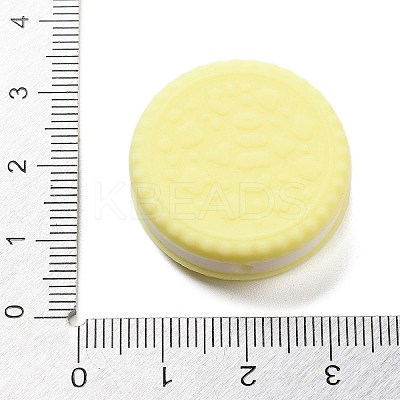 Cookie Food Grade Eco-Friendly Silicone Focal Beads SIL-C007-03A-1